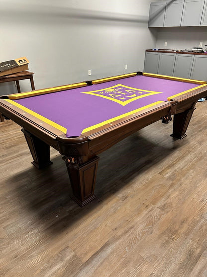 Custom Printed Pool Table Cloth - Fraternity Logo