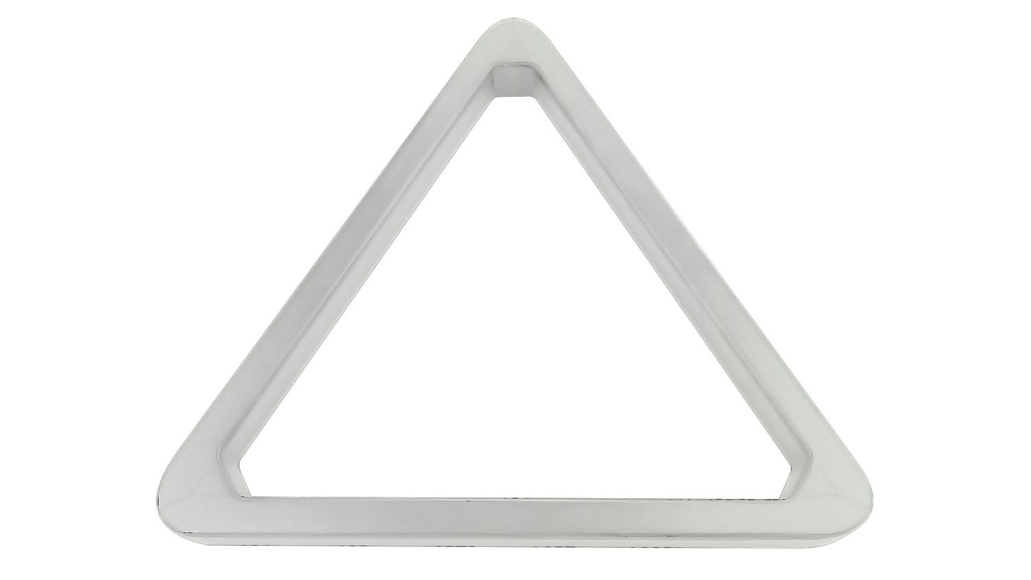 Legacy Billiards 8 Ball Triangle Pool Ball Rack in Frost White Finish