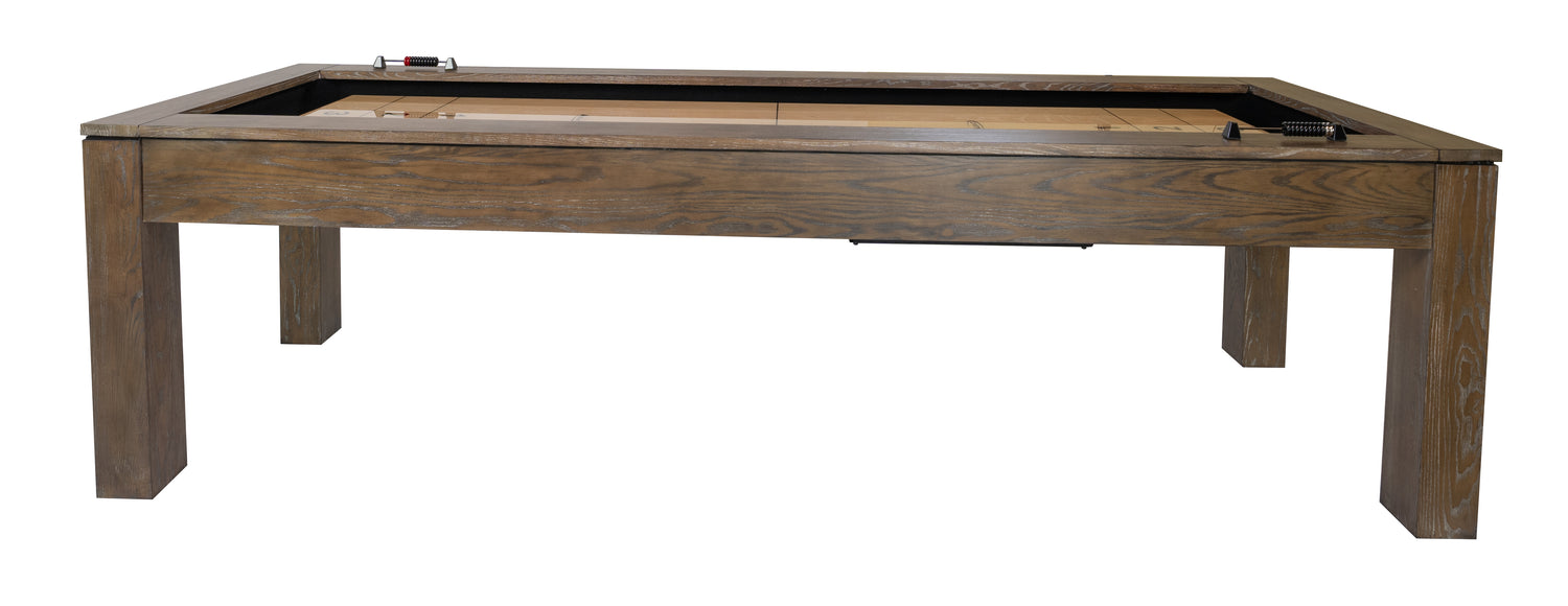 Legacy Billiards Baylor 9 Ft Shuffleboard in Smoke Finish - Side View