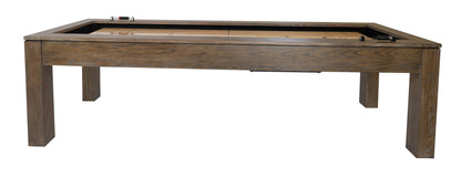 Legacy Billiards Baylor 9 Ft Shuffleboard in Smoke Finish - Side View