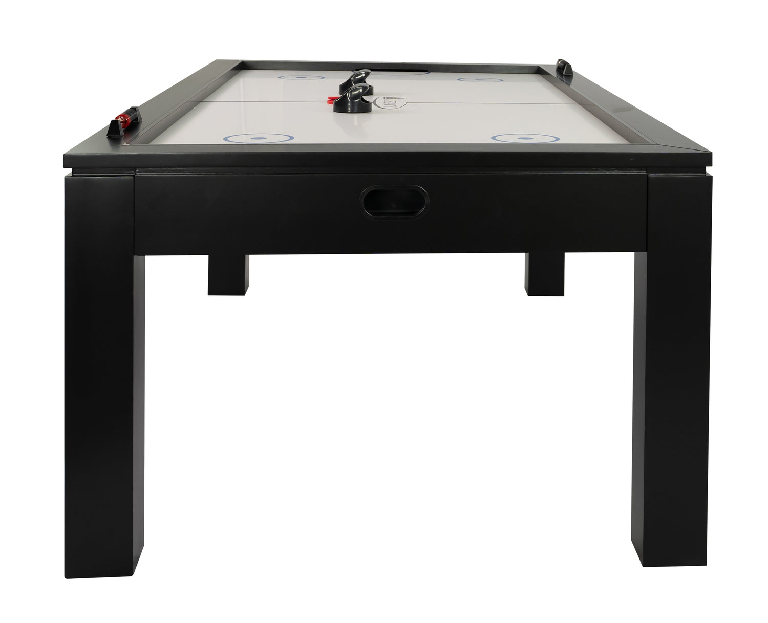 Legacy Billiards Baylor Air Hockey Table in Raven Finish - End View