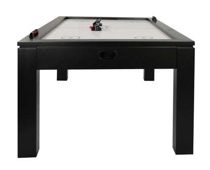 Legacy Billiards Baylor Air Hockey Table in Raven Finish - End View