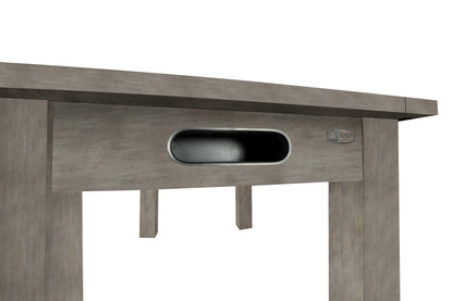 Legacy Billiards Baylor Bumper Pool Table in Overcast Finish - Ball Box Closeup