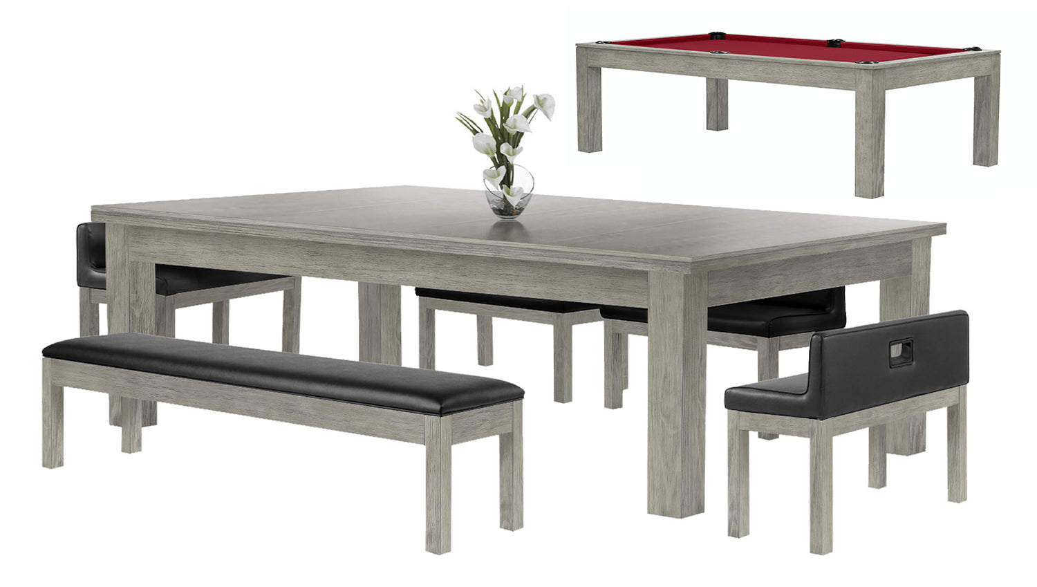 FINISH-Ash Grey Indoor-CLOTH-Legacy Red (Napped)