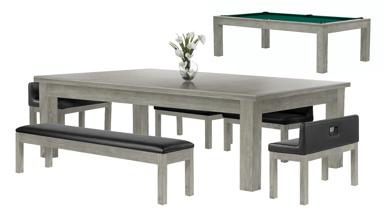 FINISH-Ash Grey Indoor-CLOTH-Traditional Green (Worsted)