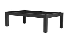 Legacy Billiards 8 Ft Baylor II Pool Table in Raven Finish with Black Cloth