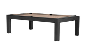 Legacy Billiards 8 Ft Baylor II Pool Table in Raven Finish with Desert Cloth