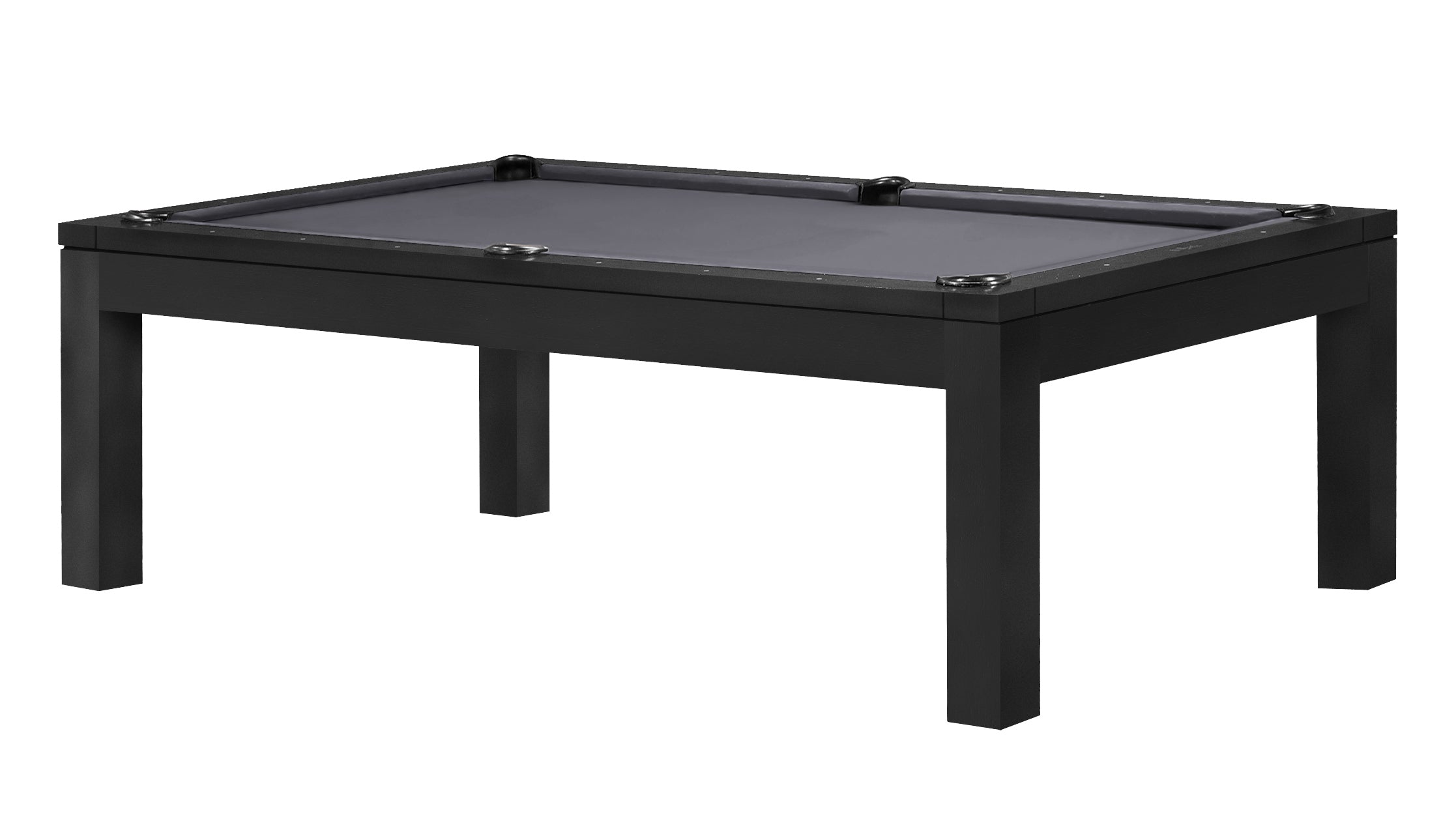 Legacy Billiards Baylor Pool Table in Raven Finish with Grey Cloth - Primary Image