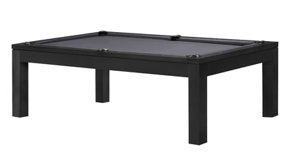Legacy Billiards Baylor Pool Table in Raven Finish with Grey Cloth - Primary Image