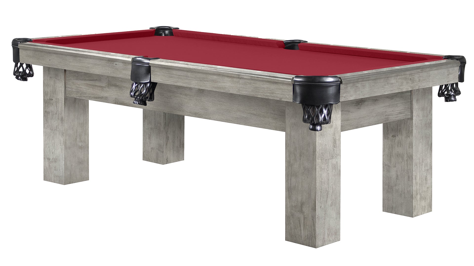 FINISH-Ash Grey Indoor-CLOTH-Legacy Red (Worsted)