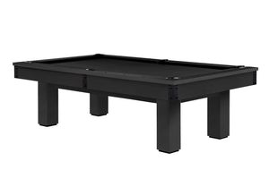 Legacy Billiards Colt II Pool Table in Raven Finish with Black Cloth