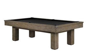 Legacy Billiards Colt II Pool Table in Smoke Finish with Black Cloth
