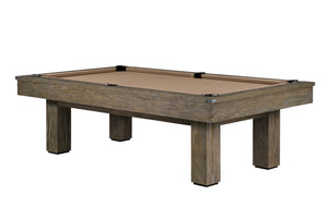 Legacy Billiards Colt II Pool Table in Smoke Finish with Desert Cloth