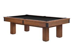 Legacy Billiards Colt II Pool Table in Walnut Finish with Black Cloth