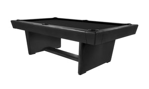 Legacy Billiards Conasauga 8 Ft Pool Table in Raven Finish with Black Cloth