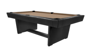 Legacy Billiards Conasauga 8 Ft Pool Table in Raven Finish with Desert Cloth