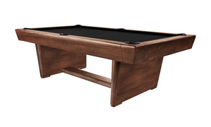 Legacy Billiards Conasauga 8 Ft Pool Table in Nutmeg Finish with Black Cloth