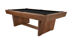 Legacy Billiards Conasauga 8 Ft Pool Table in Walnut Finish with Black Cloth