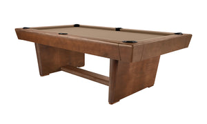 Legacy Billiards Conasauga 8 Ft Pool Table in Walnut Finish with Desert Cloth