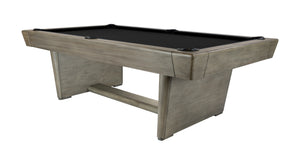 Legacy Billiards Conasauga 8 Ft Pool Table in Overcast Finish with Black Cloth