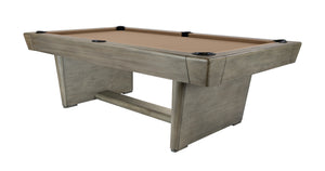 Legacy Billiards Conasauga 8 Ft Pool Table in Overcast Finish with Desert Cloth