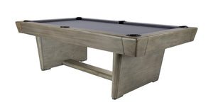 Legacy Billiards Conasauga 8 Ft Pool Table in Overcast Finish with Grey Cloth