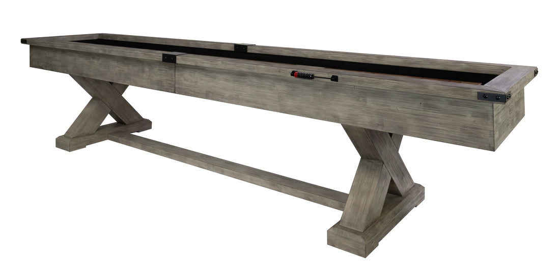 Legacy Billiards Cumberland 12 Ft Outdoor Shuffleboard in Ash Grey Finish - Primary Image