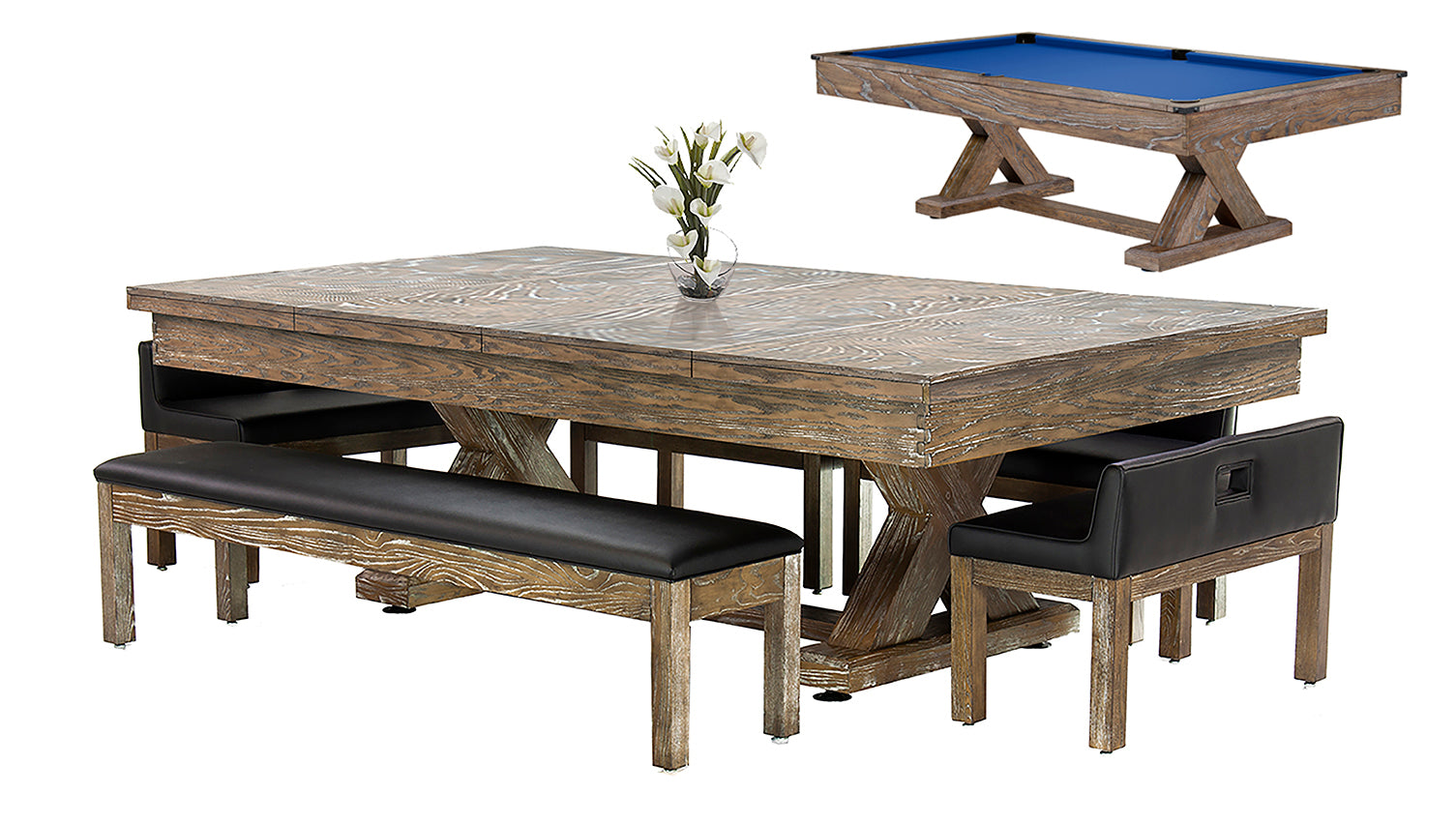 Cumberland 8 Ft Pool Table Dining Collection – Legacy Billiards