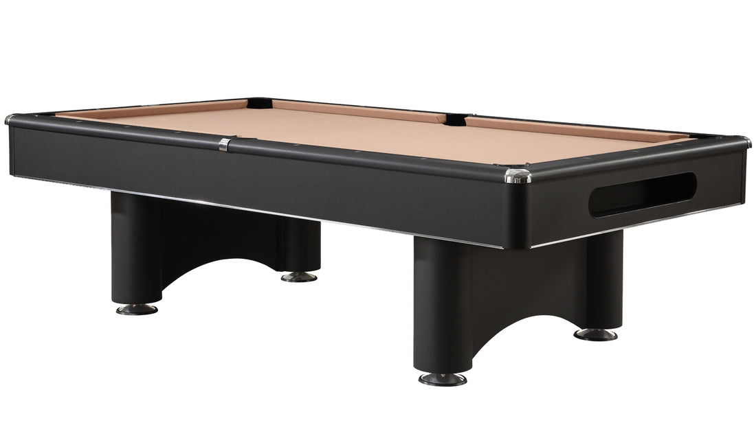 Legacy Billiards Destroyer Pool Table in Raven Finish with Desert Cloth - Primary Image
