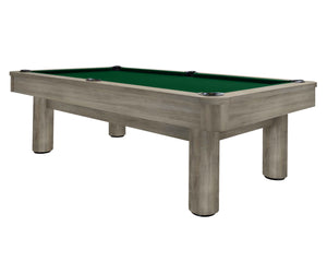 Legacy Billiards Dillard 7 Ft Pool Table in Overcast Finish with Dark Green Cloth