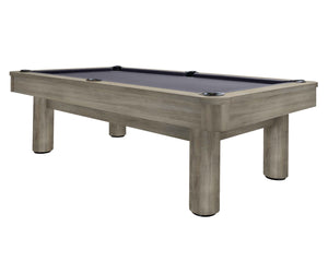 Legacy Billiards Dillard 7 Ft Pool Table in Overcast Finish with Grey Cloth