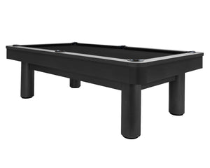 Legacy Billiards Dillard 7 Ft Pool Table in Raven Finish with Black Cloth