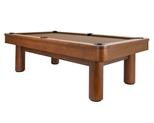 Legacy Billiards Dillard 7 Ft Pool Table in Walnut Finish with Desert Cloth