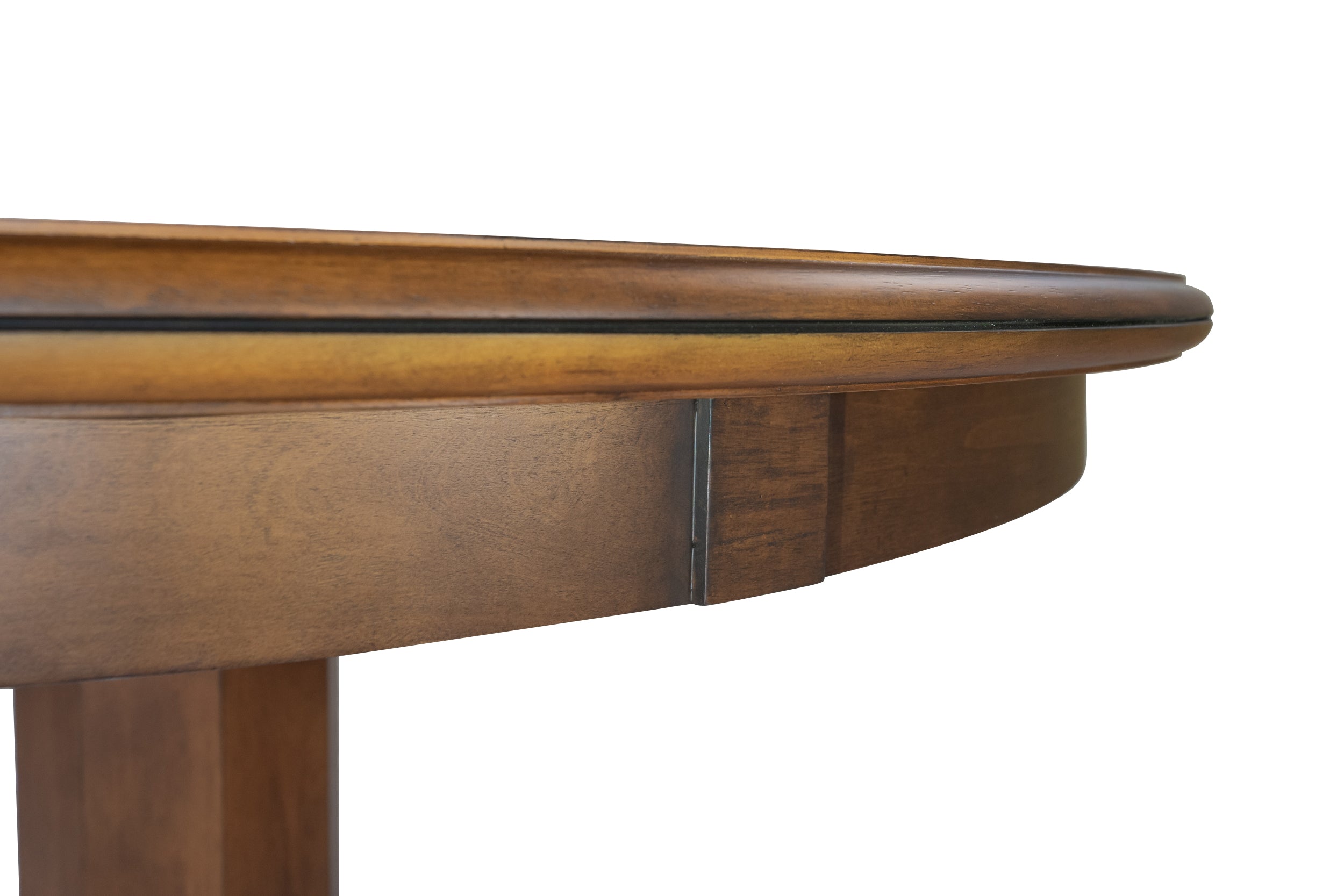 Legacy Billiards Elite 2 in 1 Game Table in Walnut Finish Top Closeup