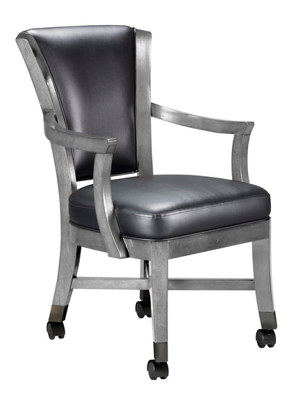Legacy Billiards Elite Caster Game Chair in Overcast Finish