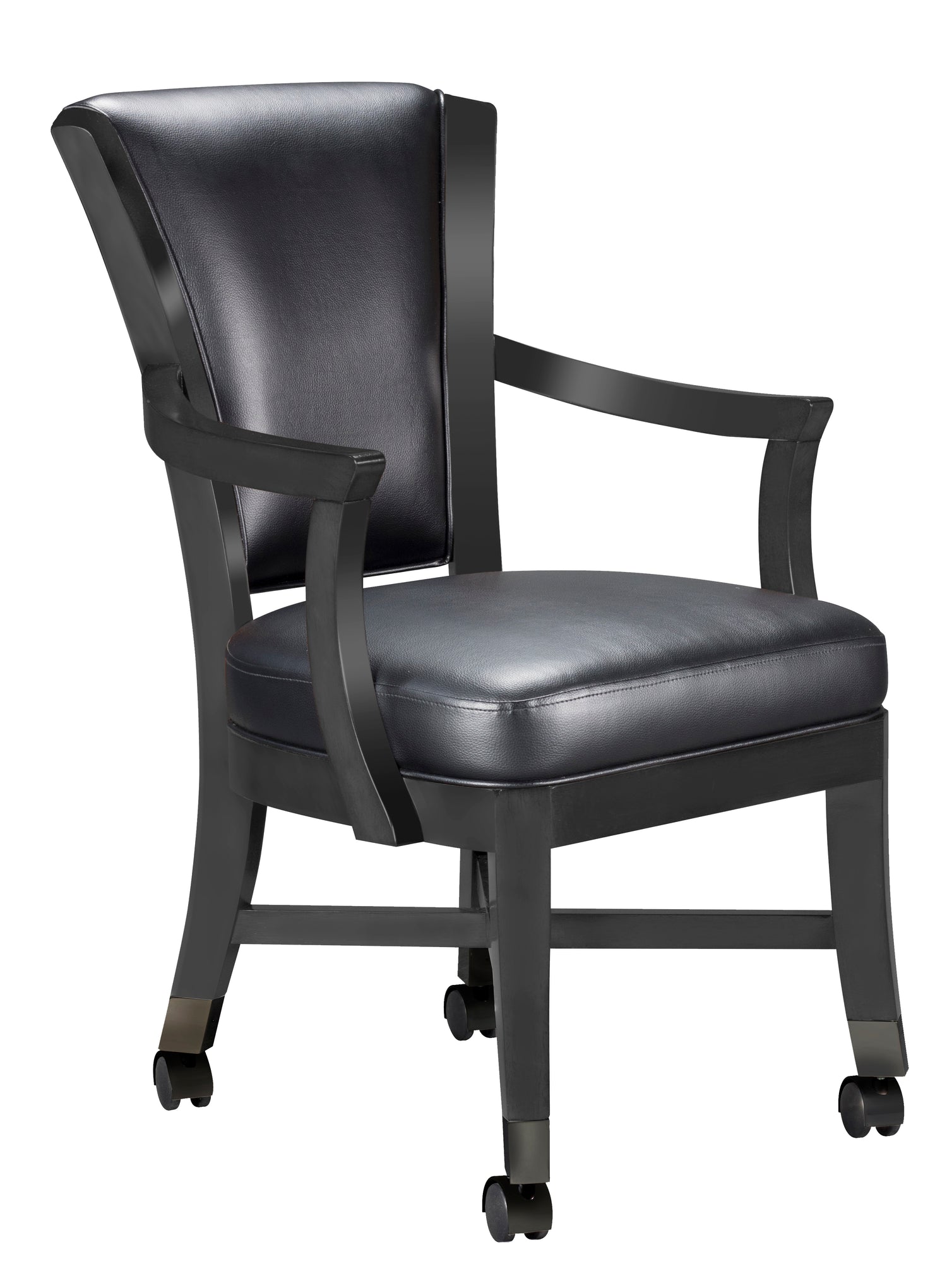Legacy Billiards Elite Caster Game Chair in Raven Finish