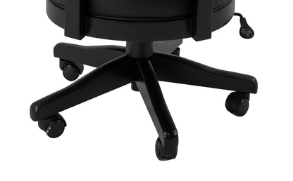 Legacy Billiards Elite Gas Lift Game Chair in Raven Finish - Base Closeup