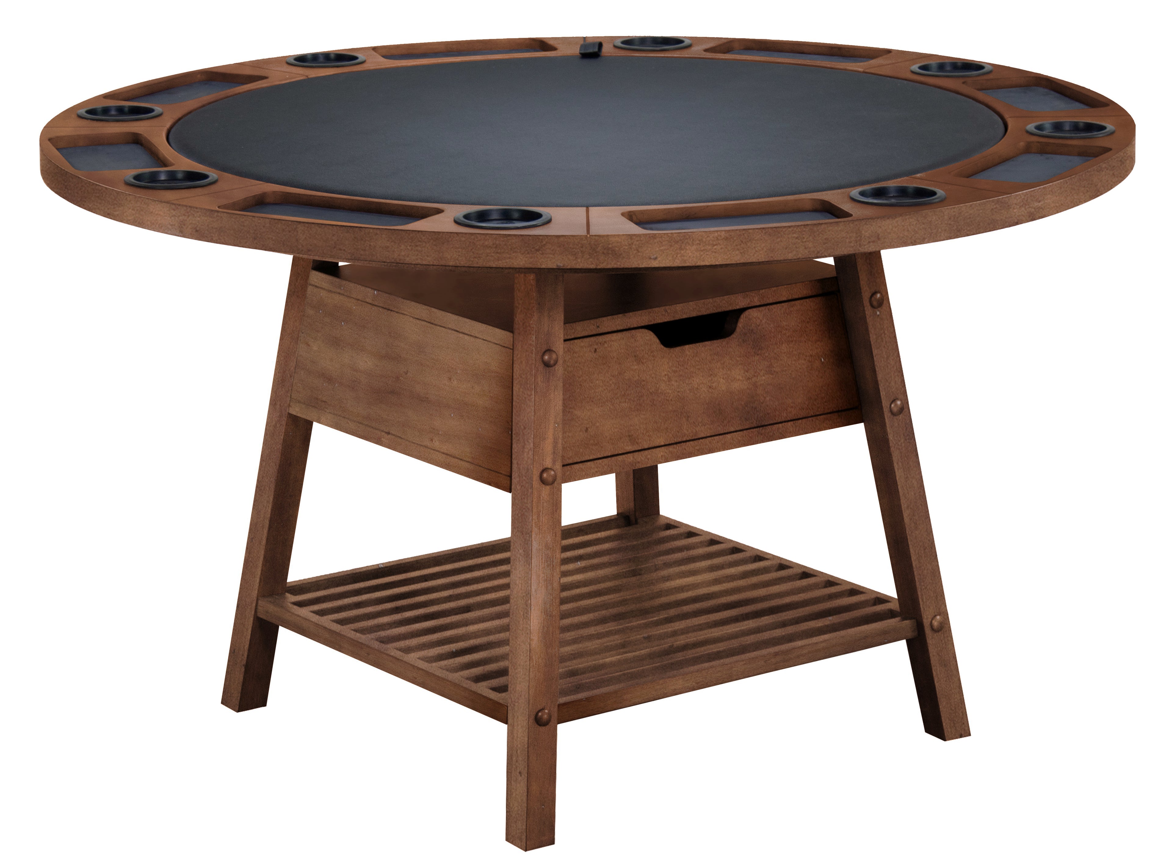 Legacy Billiards Emory Game Table in Gunshot Finish