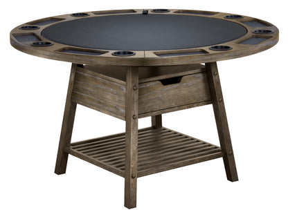 Legacy Billiards Emory Game Table in Smoke Finish