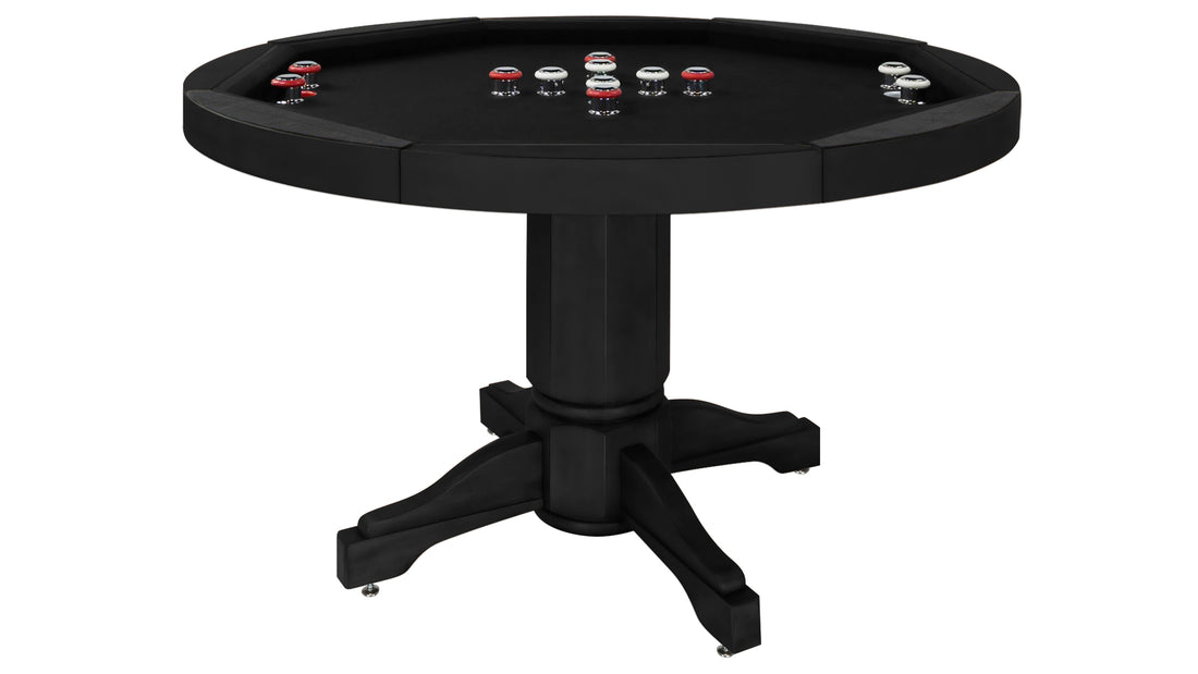 Legacy Billiards Heritage 3 in 1 Game Table with Bumper Pool in Raven Finish - Primary Image