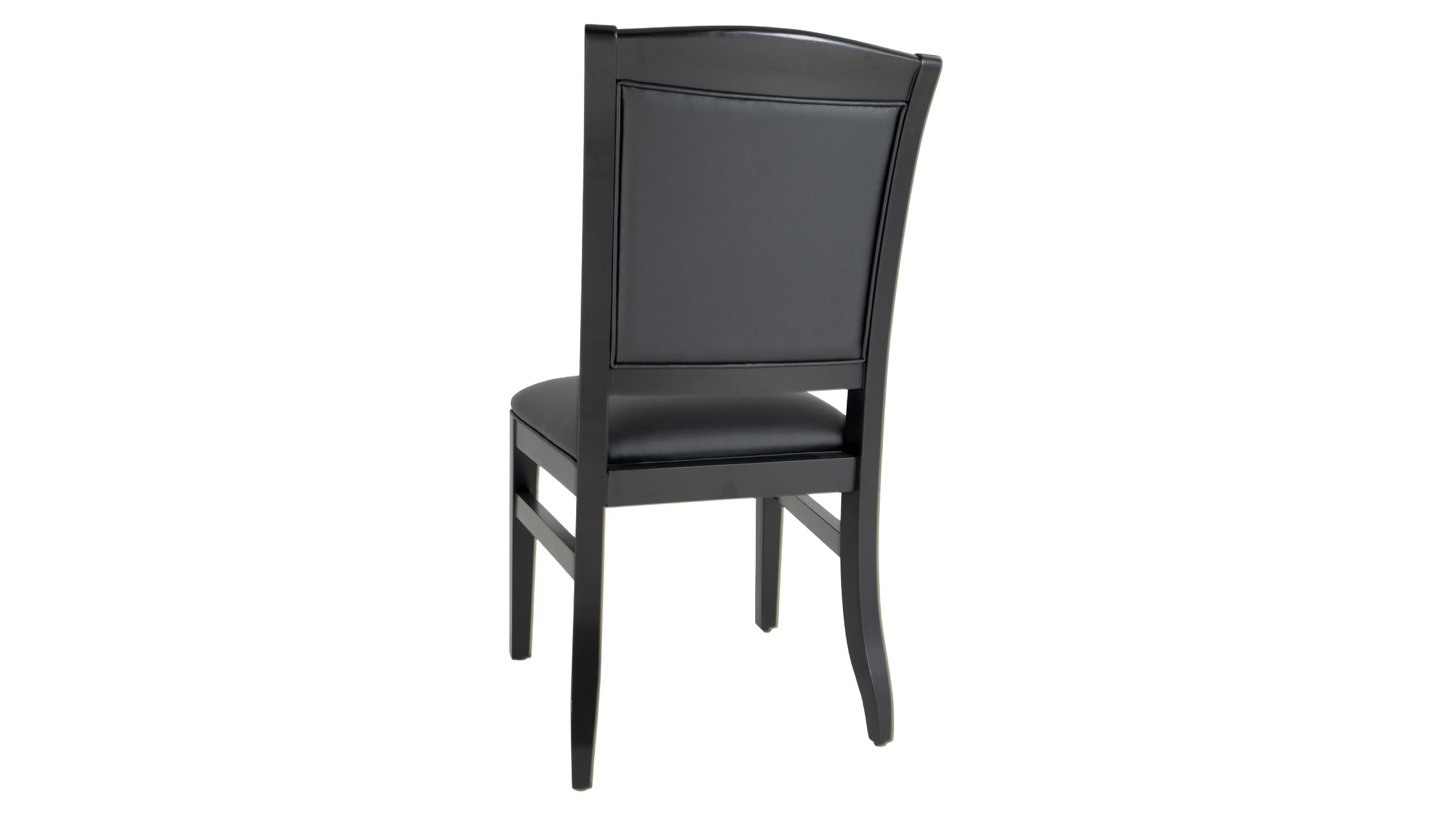 Legacy Billiards Heritage Dining Game Chair in Raven Finish - Rear View