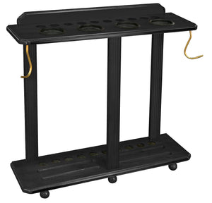 Legacy Billiards Heritage Floor Cue Rack in Raven Finish