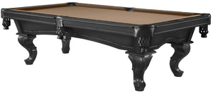 Legacy Billiards 7 Ft Mallory Pool Table in Raven Finish with Desert Cloth