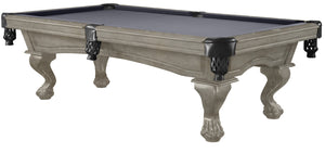 Legacy Billiards 7 Ft Megan Pool Table in Overcast Finish with Grey Cloth