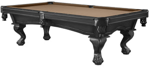 Legacy Billiards 7 Ft Megan Pool Table in Raven Finish with Desert Cloth