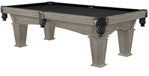 Legacy Billiards 8 Ft Mesa Pool Table in Overcast Finish with Black Cloth