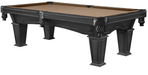 Legacy Billiards 7 Ft Mesa Pool Table in Raven Finish with Desert Cloth