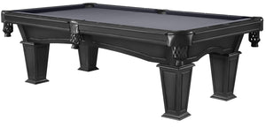 Legacy Billiards 7 Ft Mesa Pool Table in Raven Finish with Grey Cloth