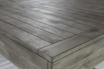 Legacy Billiards 8 Ft Outdoor Dining Top in Ash Grey Finish - Corner Closeup