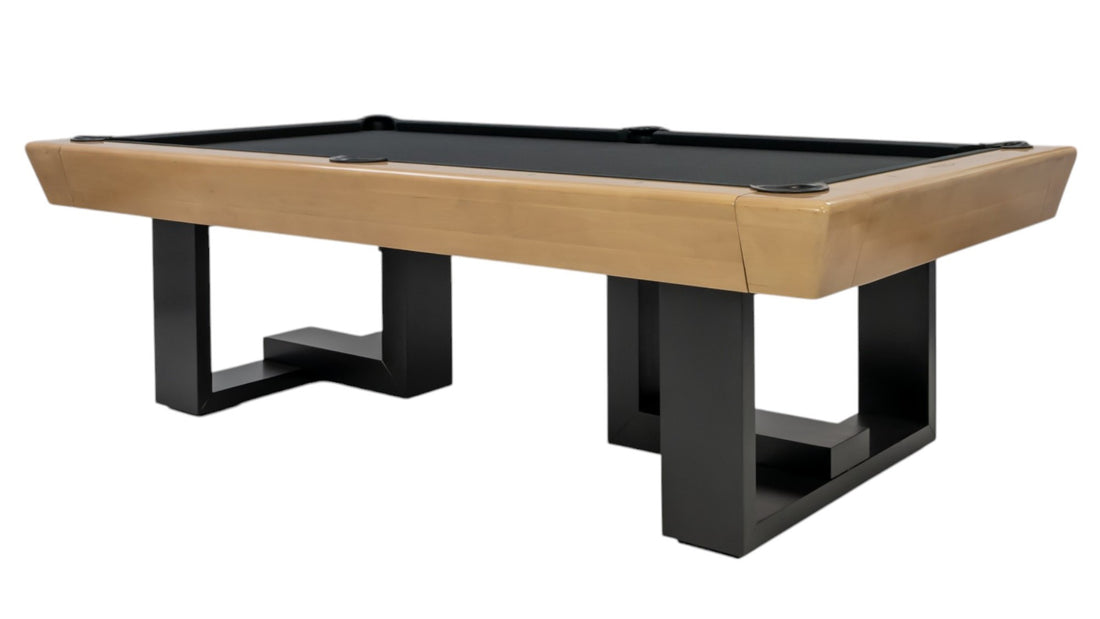 Legacy Billiards Richland Pool Table in Caramel Finish with Black Cloth - Primary Image